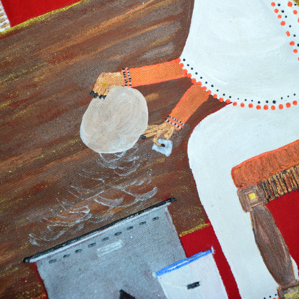 Kisra fe Wad Medani Cushion Cover –  غطاء وسادة كسرة في ود مدني