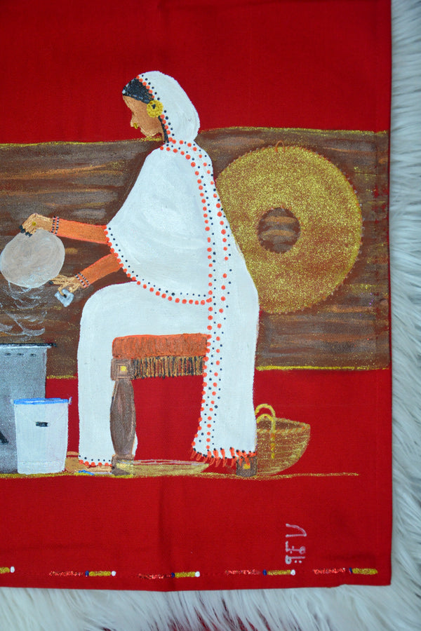 Kisra fe Wad Medani Cushion Cover –  غطاء وسادة كسرة في ود مدني