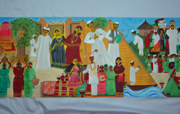 Azzat Al-Sudan Painting- لوحة عزة السودان
