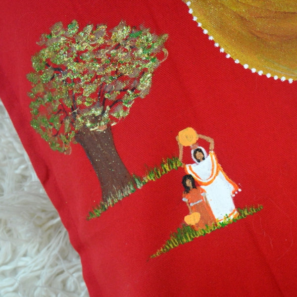 Al-Hataba fe Al-Nuhoud Cushion Cover –  غطاء وسادة حطابة في ﺍﻟﻨﻬﻮﺩ