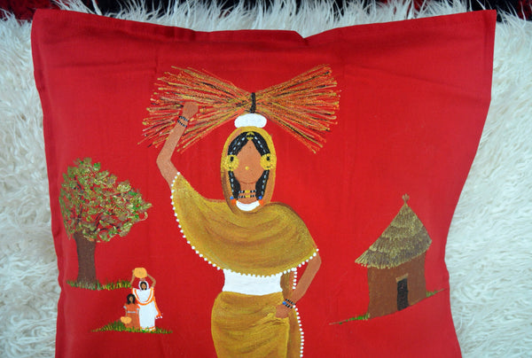 Al-Hataba fe Al-Nuhoud Cushion Cover –  غطاء وسادة حطابة في ﺍﻟﻨﻬﻮﺩ