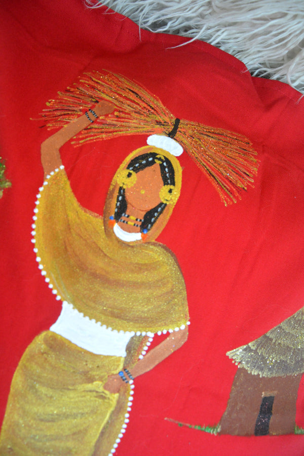 Al-Hataba fe Al-Nuhoud Cushion Cover –  غطاء وسادة حطابة في ﺍﻟﻨﻬﻮﺩ