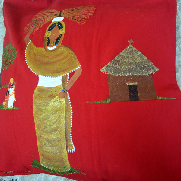 Al-Hataba fe Al-Nuhoud Cushion Cover –  غطاء وسادة حطابة في ﺍﻟﻨﻬﻮﺩ