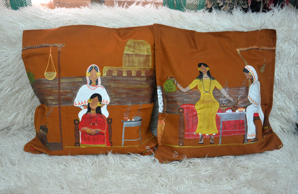 Al-Mashata fe Kasala Cushion Cover –  غطاء وسادة المشاطة في كسلا