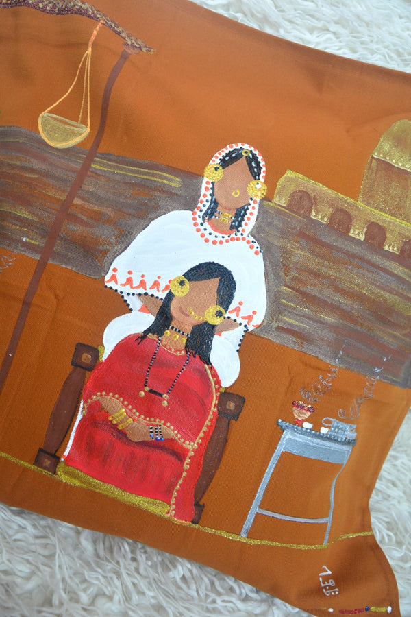 Al-Mashata fe Kasala Cushion Cover –  غطاء وسادة المشاطة في كسلا